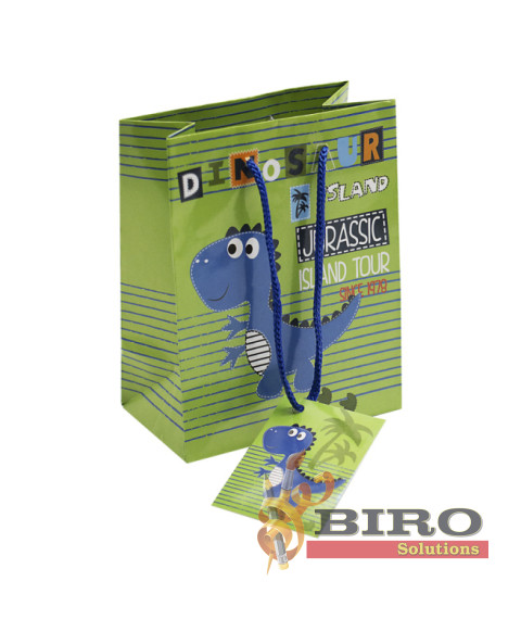 Pungă cadou (S), 11,3x14,3x5,6 cm, mix culori