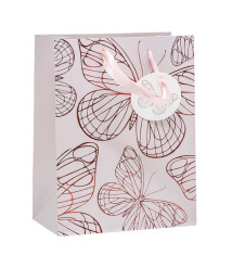 Pungă pentru cadouri, 17,8x22,9x9,8 cm, set 12 bucăți (mix)