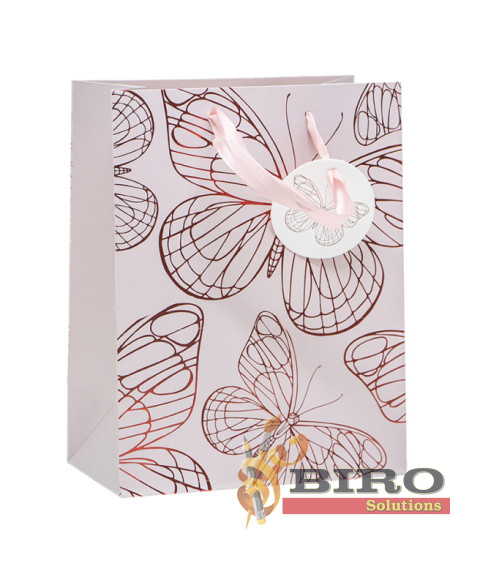 Pungă pentru cadouri, 17,8x22,9x9,8 cm, set 12 bucăți (mix)