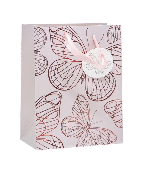 Pungă pentru cadouri, 17,8x22,9x9,8 cm, set 12 bucăți (mix)