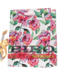 Pungă pentru cadouri, 17,8x22,9x9,8 cm, mix culori