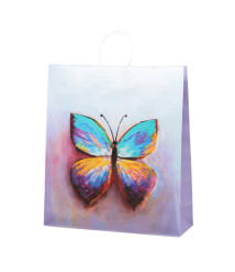 Pungă cadou (XL), 33x45,7x10,2 cm, set 12 bucăți (mix)