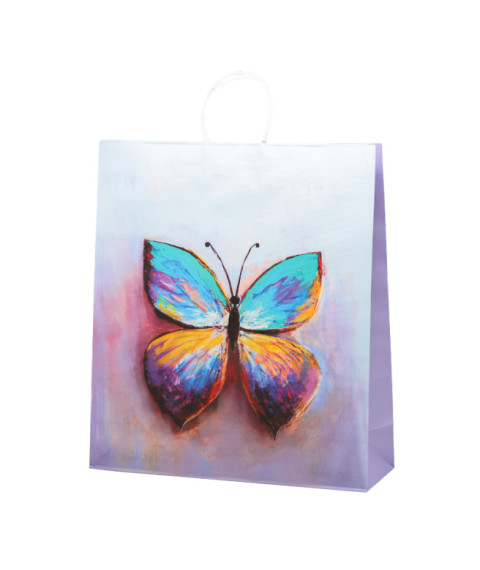 Pungă cadou (XL), 33x45,7x10,2 cm, set 12 bucăți (mix)