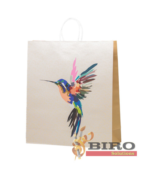 Pungă cadou (XL), 33x45,7x10,2 cm, set 12 bucăți (mix)