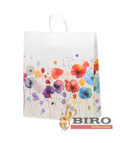 Pungă cadou (XL), 33x45,7x10,2 cm, set 12 bucăți (mix)