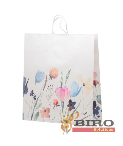 Pungă cadou (XL), 33x45,7x10,2 cm, set 12 bucăți (mix)