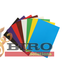 Carton colorat dublu A4, 8 foi, 8 culori, 215 g/m² ZIBI