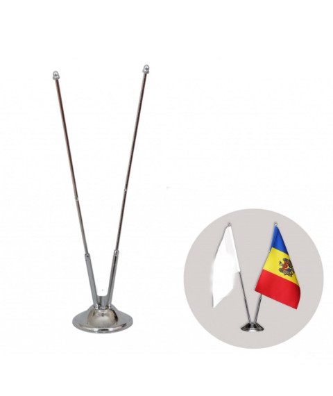 Suport metalic pentru 2 flăgulețe, ARK