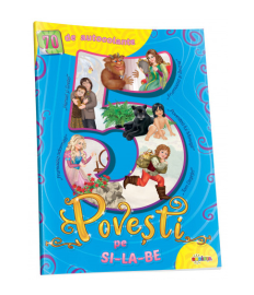 5 povești pe silabe (70 autocolante)