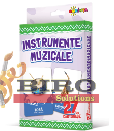 27 de cartonașe. Instrumente muzicale