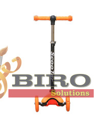 Trotinetă pentru copii „Scooter” cu 3 roți, oranj, cod 61614