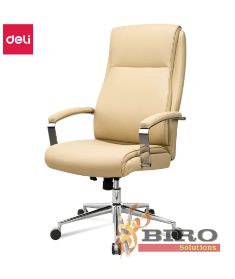 Fotoliu DELI 91017, eco piele, bej