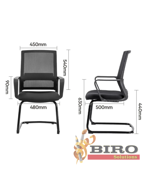 Scaun DELI E4500, țesut negru