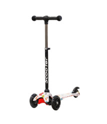 Trotinetă pentru copii „21 Scooter” cu 3 roți, roșie, cod 61622