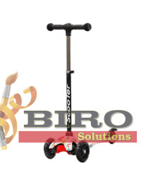 Trotinetă pentru copii „21 Scooter” cu 3 roți, roșie, cod 61622