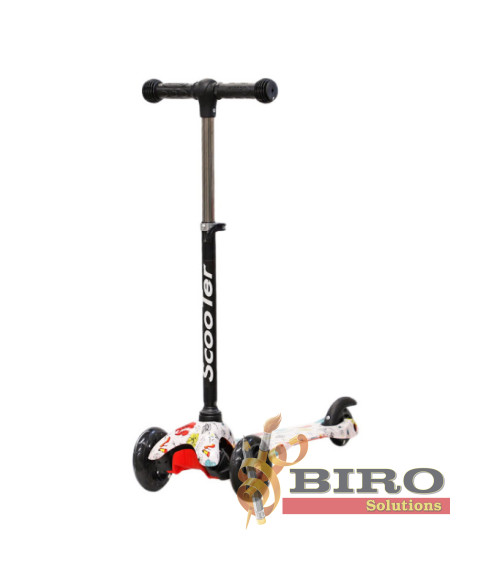 Trotinetă pentru copii „21 Scooter” cu 3 roți, roșie, cod 61622
