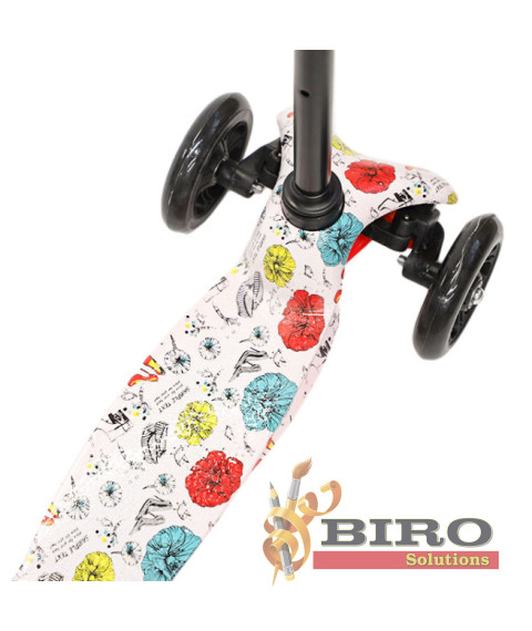 Trotinetă pentru copii „21 Scooter” cu 3 roți, roșie, cod 61622