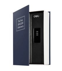 Safeu carte cu combinație DELI T647, 240×155×55 mm