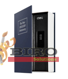 Safeu carte cu combinație DELI T647, 240×155×55 mm