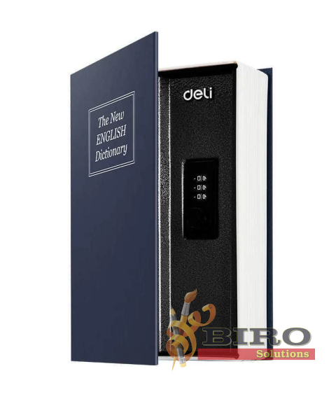 Safeu carte cu combinație DELI T647, 240×155×55 mm