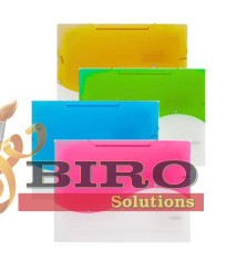 Mapa plastic Noki, cu elastic, A4, diverse culori, 12 separatoare