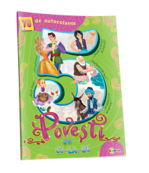 5 povești pe silabe (70 autocolante)