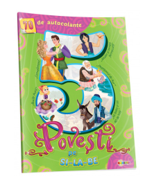 5 povești pe silabe (70 autocolante)