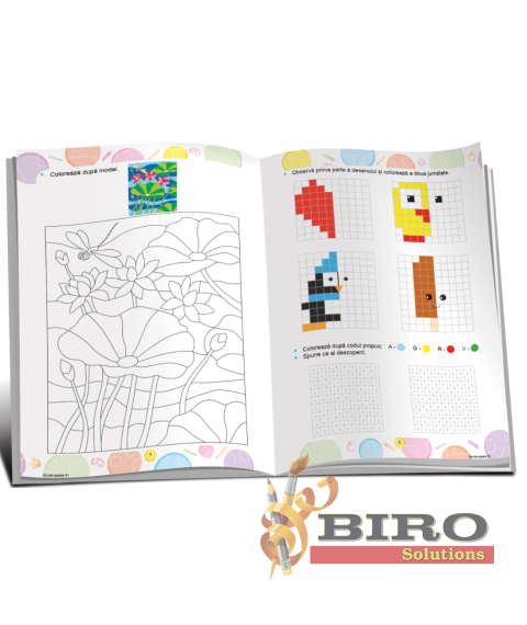 Marea Carte. IQ Start 6+ (70 Autocolante)
