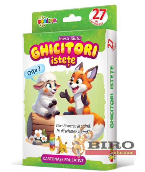 27 de Cartonașe Educative. Ghicitori Istețe