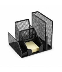 Organizator de birou din plasă pentru jurnal, metali