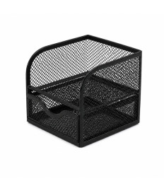 Organizator de birou din plasă cu 1 compartiment și 1 sertar extensibil, metalic