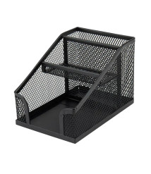 Suport organizator 100×143×100 mm, metalic, negru