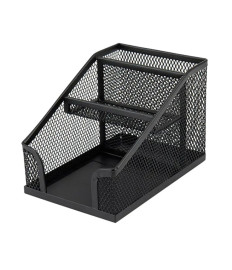 Suport organizator 100×143×100 mm, metalic, negru