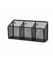 Suport magnetic din plasă, 3 compartimente, metalic