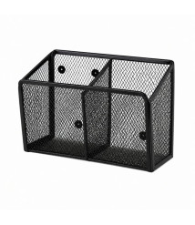 Suport magnetic din plasă, 2 compartimente, metalic