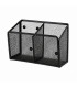 Suport magnetic din plasă, 2 compartimente, metalic