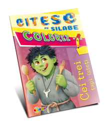 Citesc pe silabe. Colorez. Cei trei țapi isteți (Vol. 2)