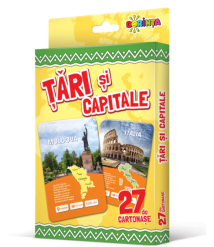 27 de Cartonașe Educative. Țări și Capitale