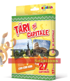 27 de Cartonașe Educative. Țări și Capitale