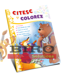 Citesc și colorez (pe silabe). Ursul păcălit de vulpe