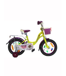 Bicicletă pentru copii Oscar 12 inch, galben