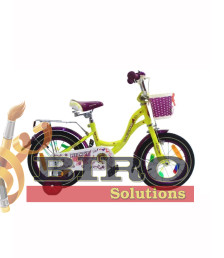 Bicicletă pentru copii Oscar 12 inch, galben