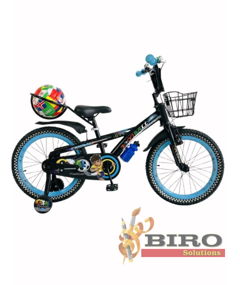 Bicicletă pentru copii Football 20 inch, albastru