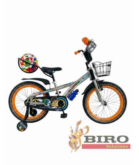 Bicicletă pentru copii Football 20 inch, galben