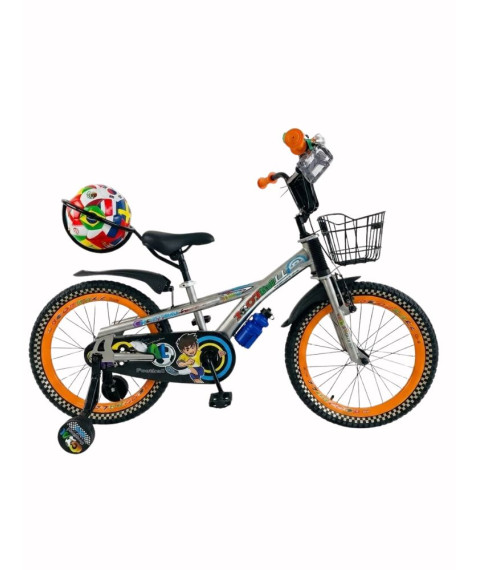 Bicicletă pentru copii Football 20 inch, galben