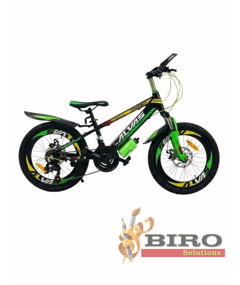 Bicicletă pentru copii Alvas FreeBoy 20 inch, verde