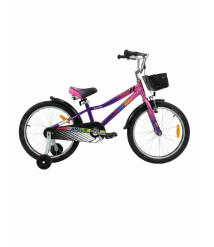 Bicicletă pentru copii Bibitu 20 inch, roz