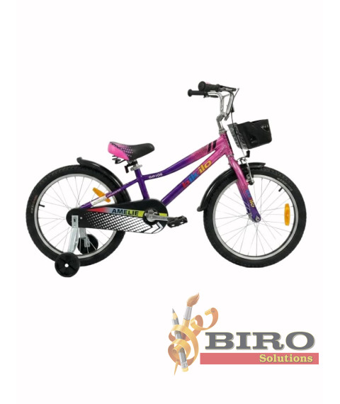 Bicicletă pentru copii Bibitu 20 inch, roz
