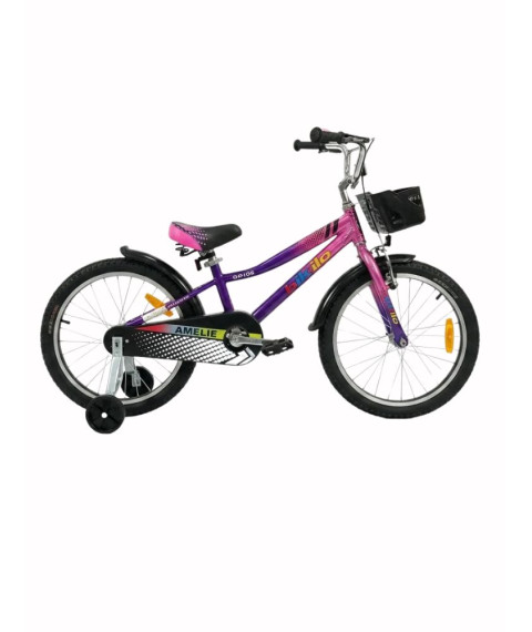 Bicicletă pentru copii Bibitu 20 inch, roz