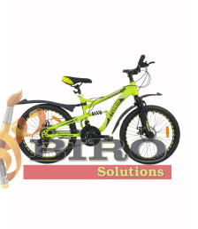 Bicicletă pentru copii Storm 22 inch, verde neon